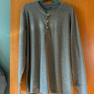Men’s Lands End Thermal Henley worn once